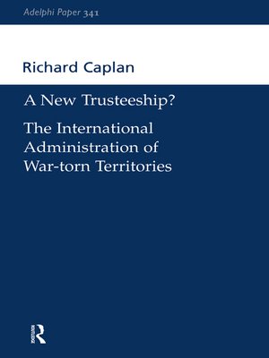 cover image of A New Trusteeship?